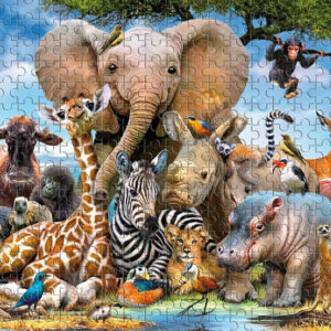 Animal World 1000 Piece Jigsaw Puzzles