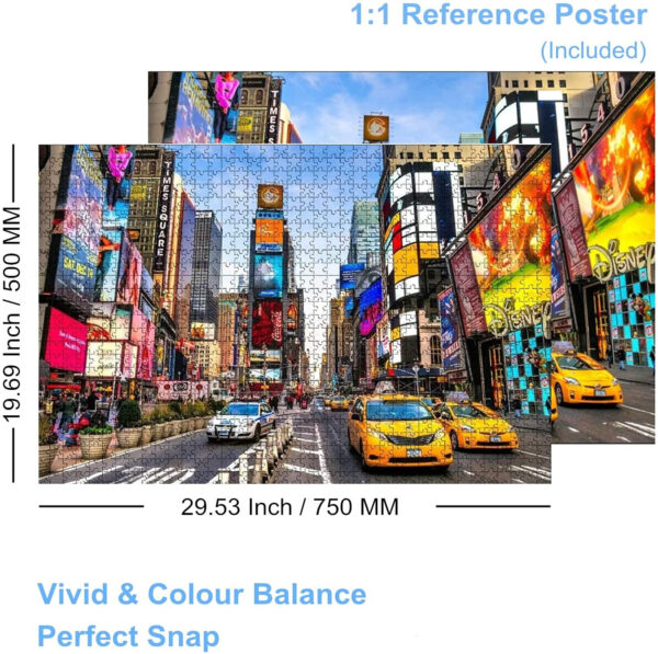Times Square 1000 Piece Jigsaw Puzzles - Image 3