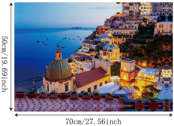 Positano Town 1000 Piece Jigsaw Puzzles - Image 2