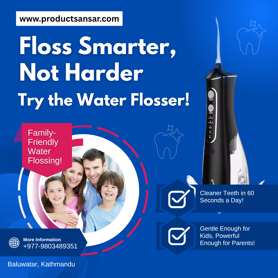 Best Cordless Water Flosser in Nepal – Travel Size, USB Rechargeable - Image 5